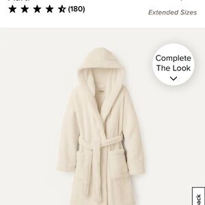 UGG Soft Cream Fleece Robe